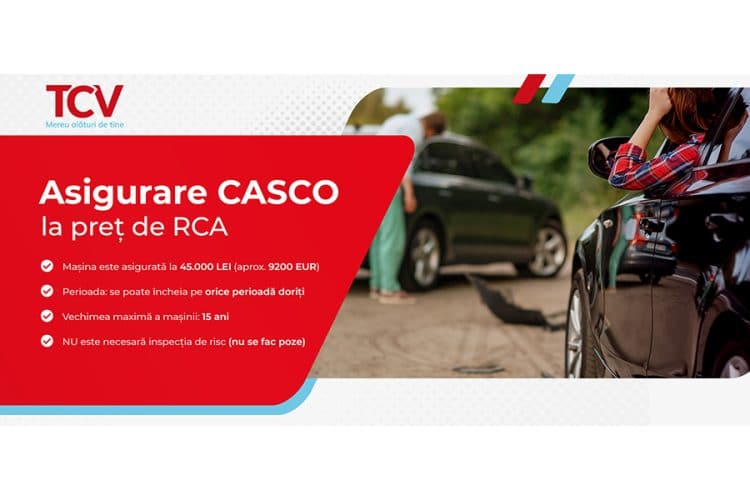 TCV iti pune la dispozitie toate tipurile de asigurari auto de care ai nevoie
