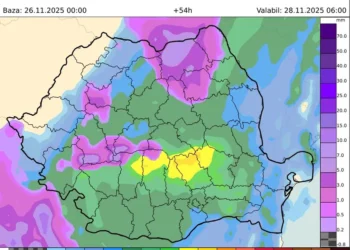 Ciclonul mediteranean „ADEL” aduce ploi abundente, vânt puternic și răcire accentuată în România